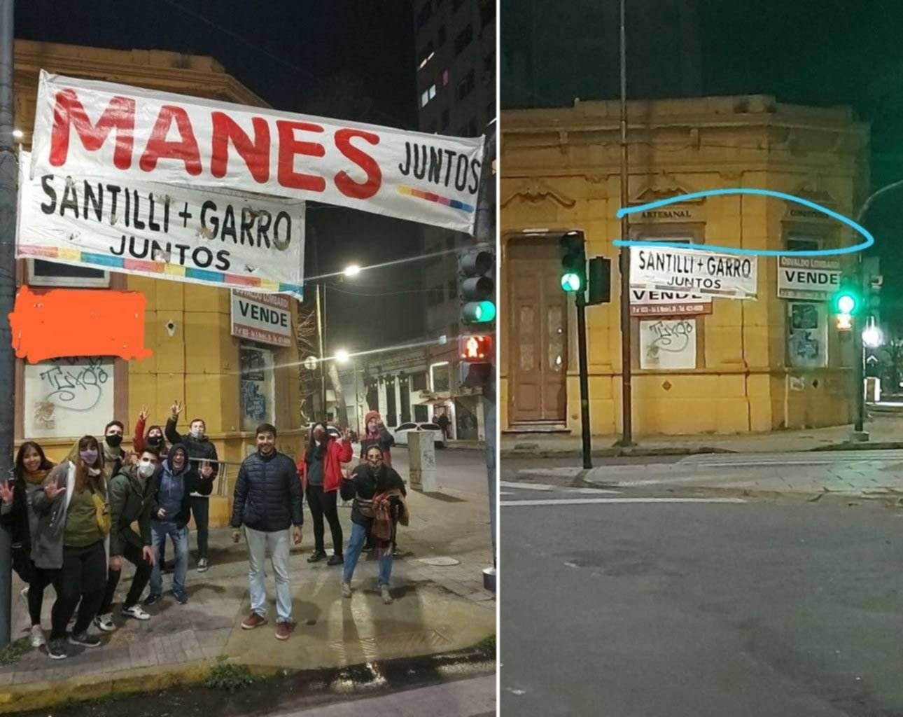Denuncian robo de cartelería en La Plata