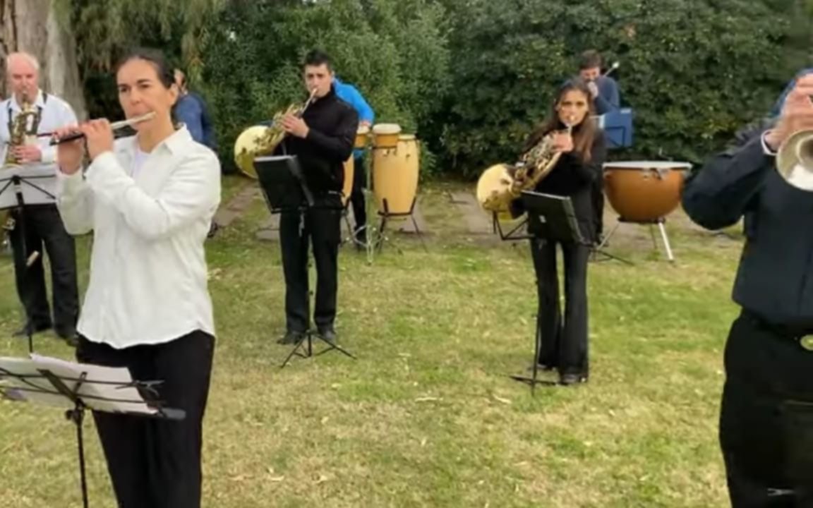 Arte musical: La Banda de Música del Servicio Penitenciario Bonaerense presentó videoclip para agasar a las infancias