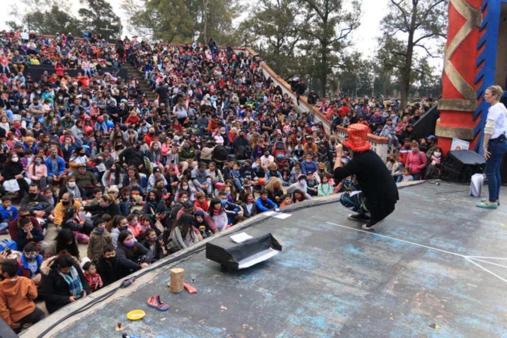 Con distintas atracciones los más chicos disfrutaron de su Día en paseos públicos