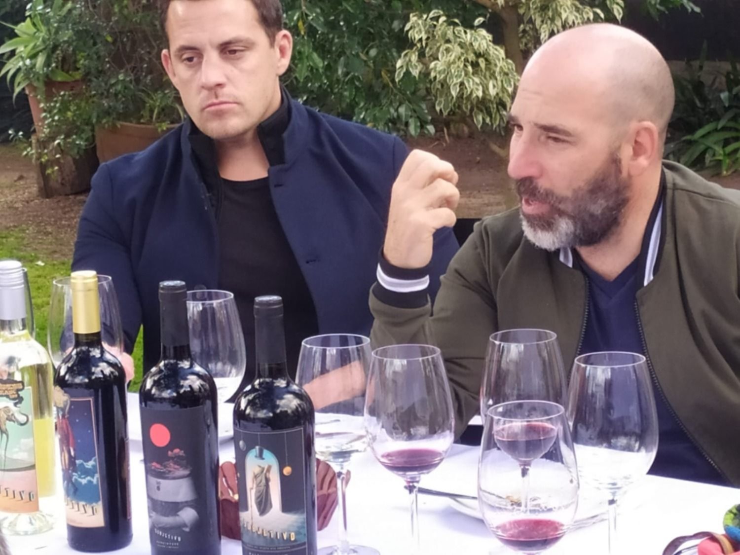 El ex Puma, Eusebio Guiñazú, estuvo en La Plata presentando sus vinos
