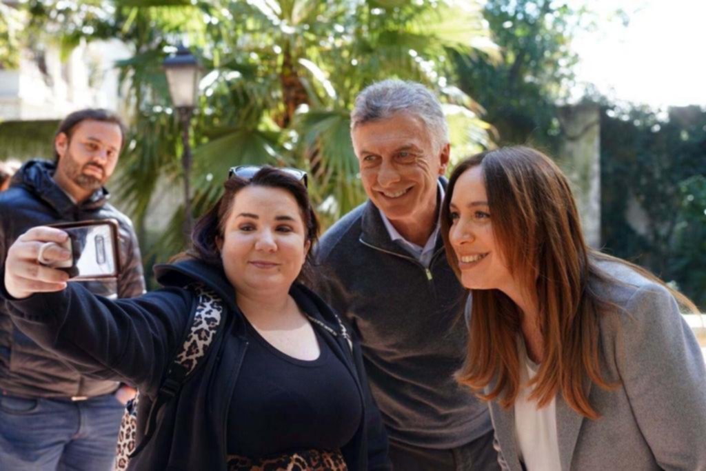 En capital, Macri se sumó a la campaña de Juntos por el Cambio