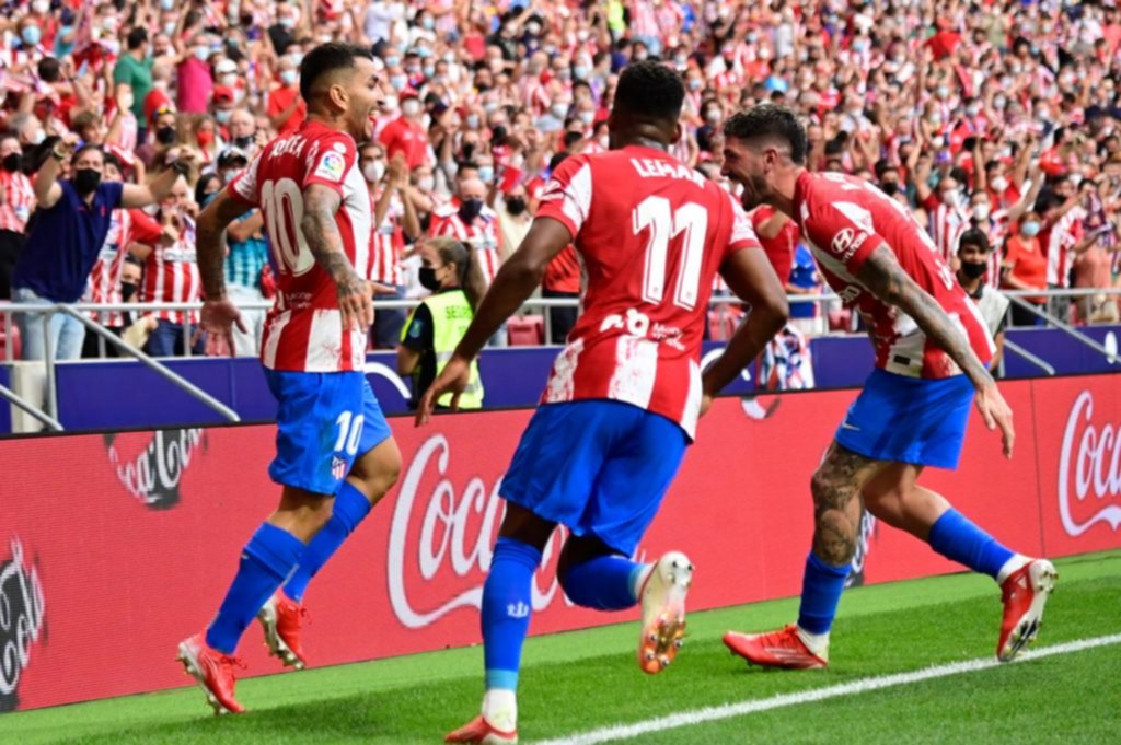 Ganó el Atlético y sigue líder; el Real rescató un empate