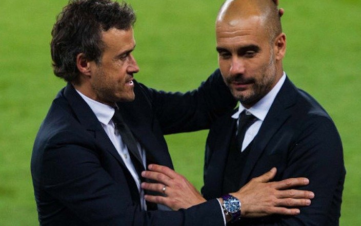 Para Luis Enrique, "Guardiola sería un seleccionador perfecto para España"