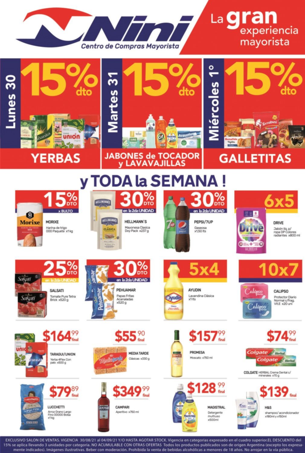 Elegí comprar al mejor precio mayorista y con 15% de descuento