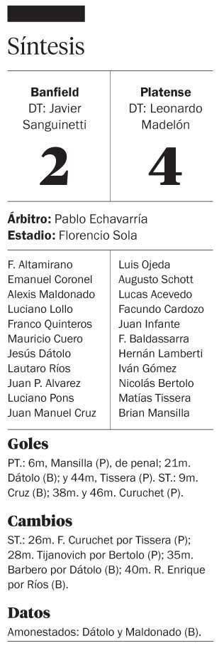 Platense se reencontró con el éxito en un partidazo