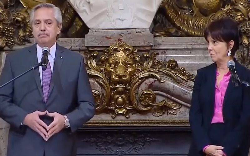 Alberto Fernández le tomó juramento a Marcó del Pont y le mandó un mensaje a Gustavo Béliz: "Quiero darle mi gratitud"