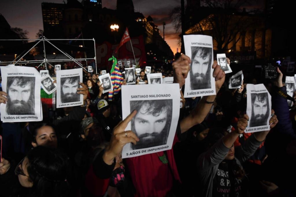 Santiago Maldonado, a 5 años