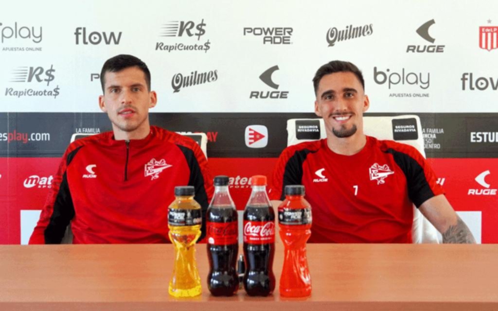 Con la cabeza puesta en la Copa, Estudiantes presentó sus últimos dos refuerzos