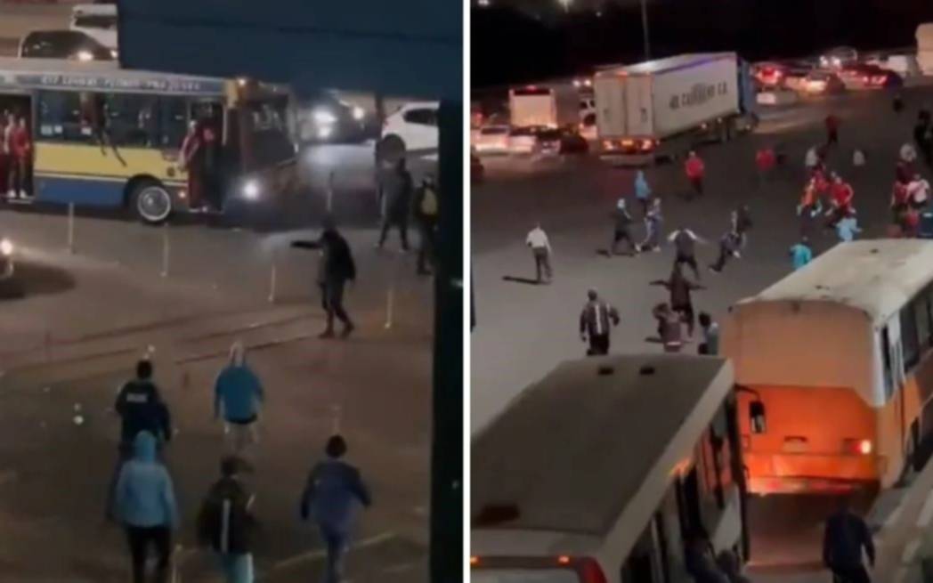 Por la batalla campal en la autopista, seis hinchas no podrán entrar más a la cancha