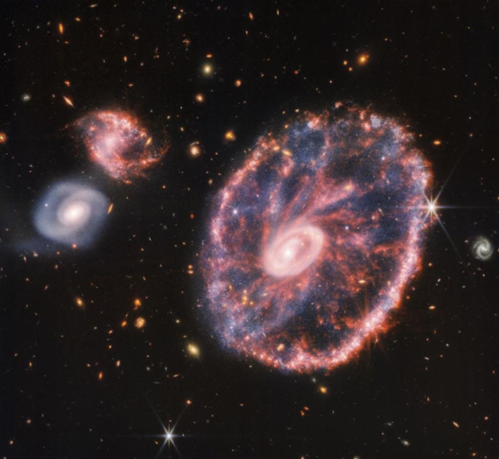 James Webb: logran imágenes de la galaxia más remota detectada por el hombre