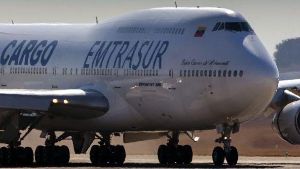La justicia de Estados Unidos pidió incautar el avión venezolano-iraní