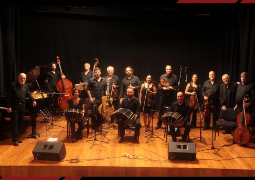 La Orquesta Tango Norte en el Teatro de City Bell
