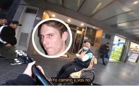 Gaspi ¿el nuevo Yao Cabrera?: broma de mal gusto a una persona en silla de ruedas lo puso en la mira