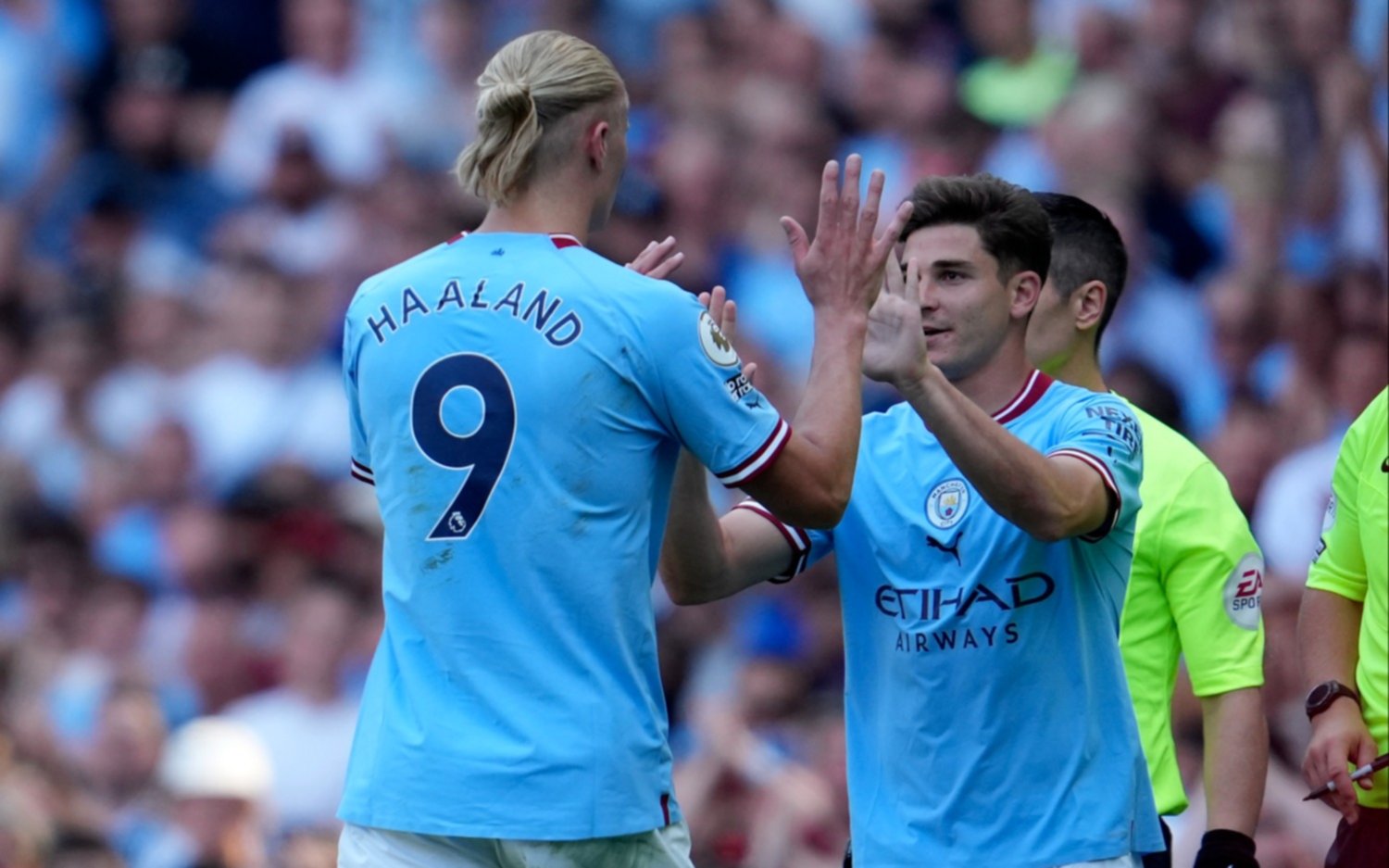 El Manchester City sigue imparable: goleada ante Bournemouth y Julián Álvarez sumó minutos