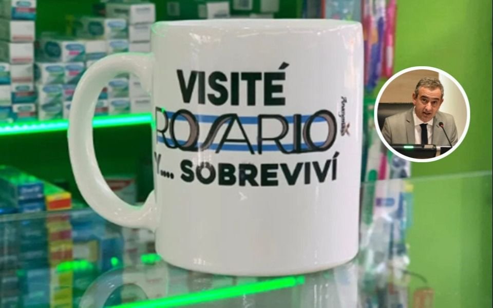 "Visité Rosario y sobreviví", el polémico recuerdo que se vende en la capital santafesina