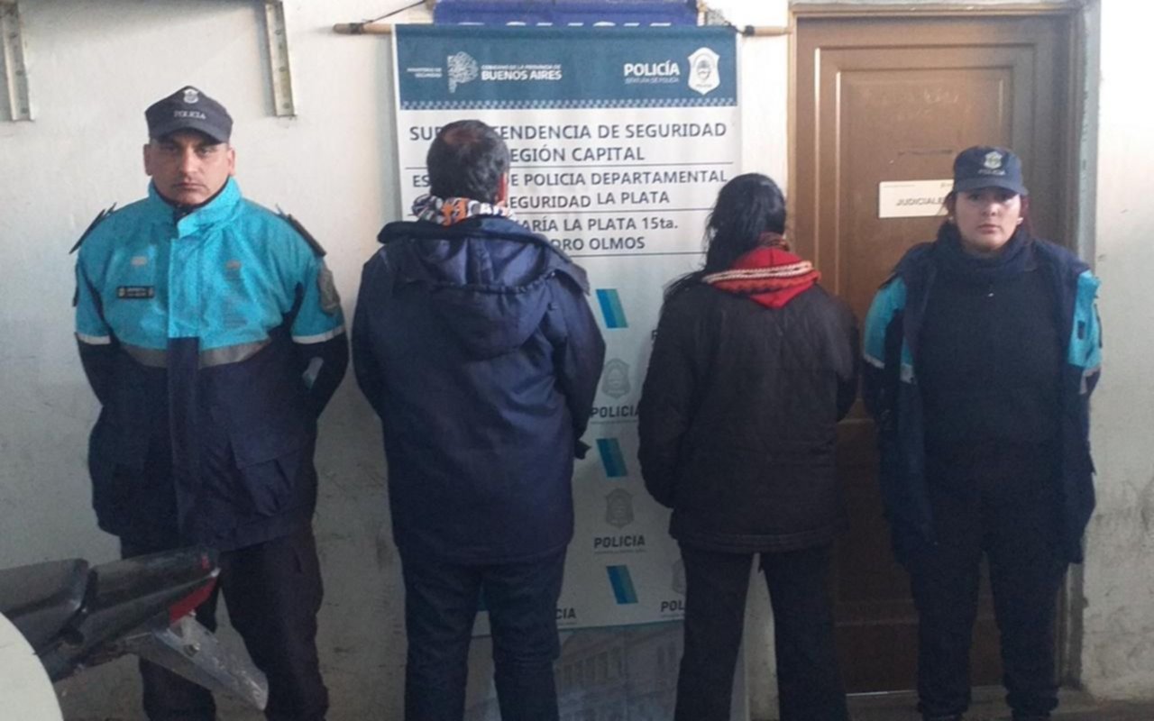 Los pararon en la rotonda de Olmos y terminaron detenidos