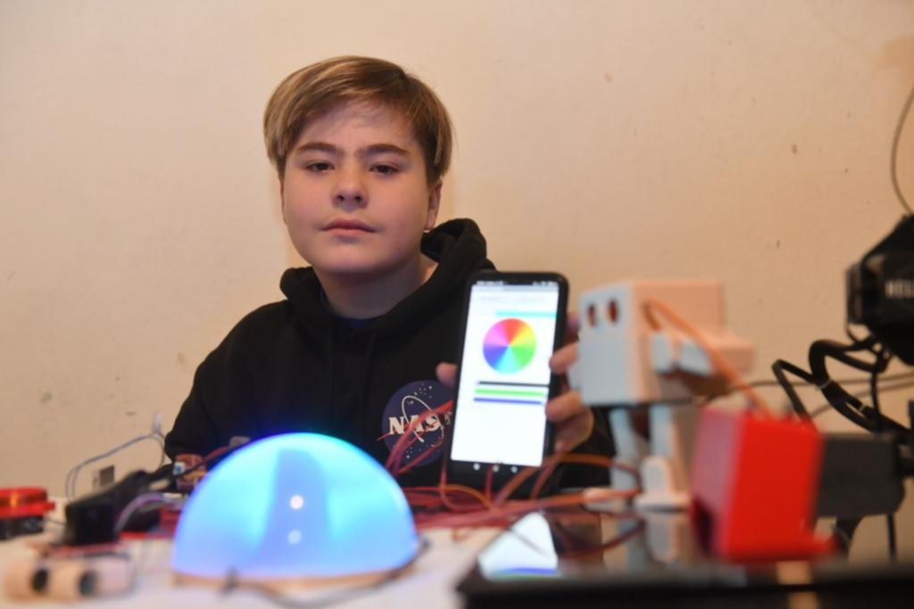 Inventor precoz: tiene 11 años y varios desarrollos propios