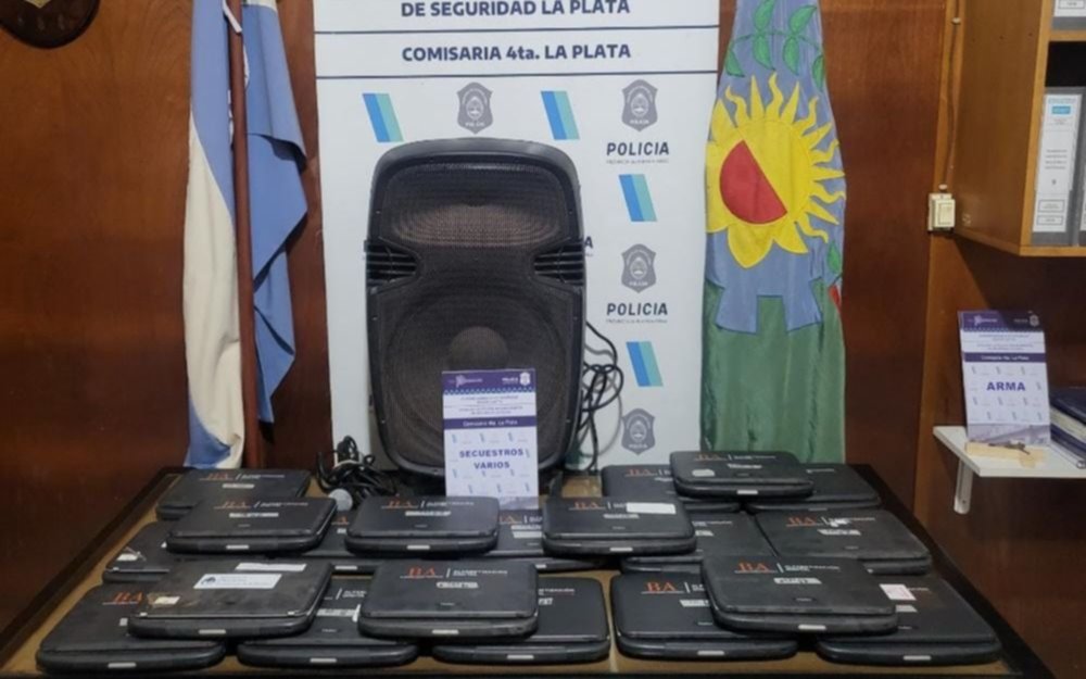 Los atrapan con las notebooks en la mano: cayeron los ladrones de la escuela de La Loma