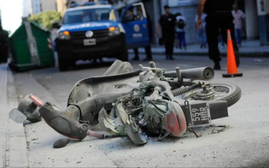 Murió motociclista en accidente vial