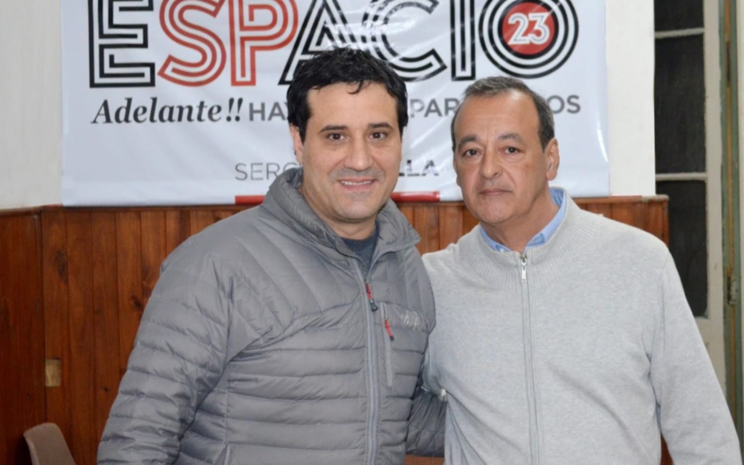 Abad con Panella en La Plata
