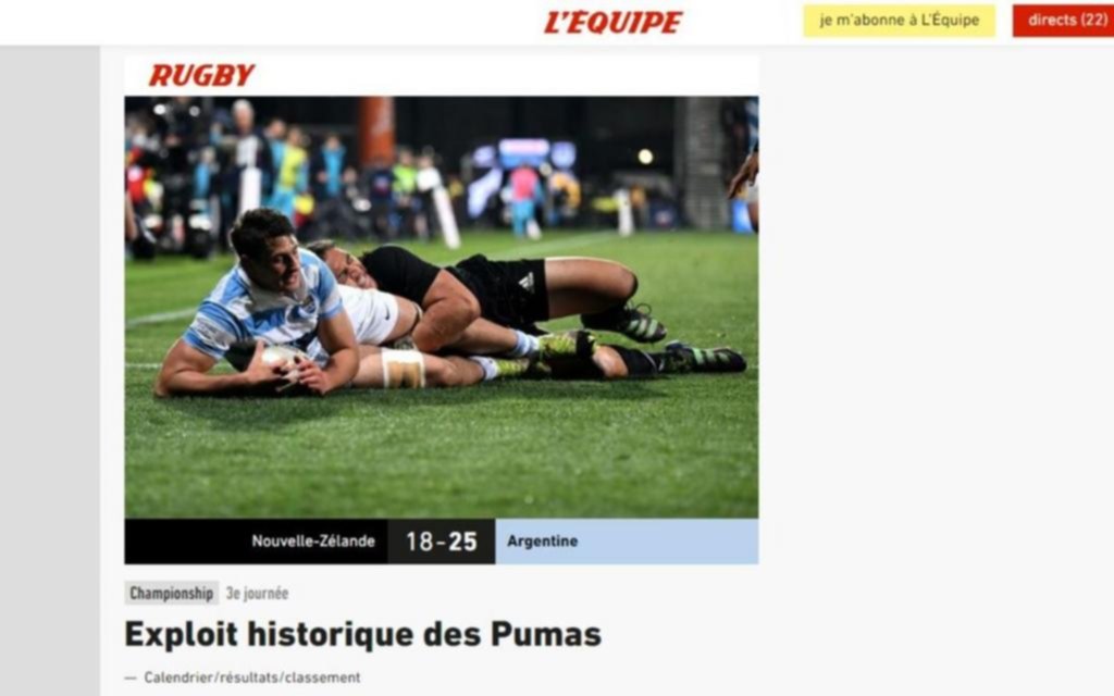 Ecos en la prensa extranjera de una victoria histórica