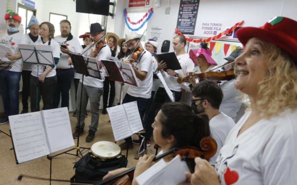 La Plata en imágenes: la música solidaria