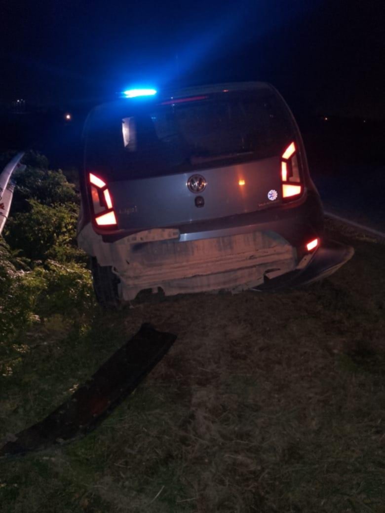 Operativo policial en la ruta 36 por el despiste de un coche