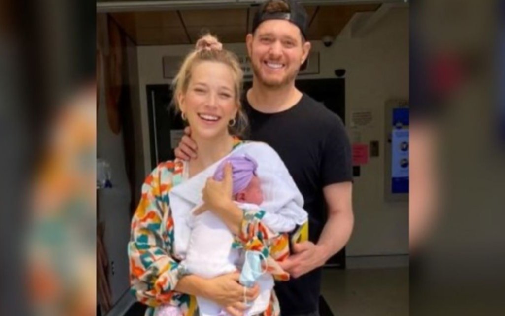 Luisana Lopilato y Michael Bublé, felices con Cielo    