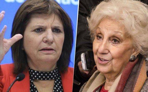 Estela Carlotto aseguró que Patricia Bullrich “tendría que estar en la cárcel”