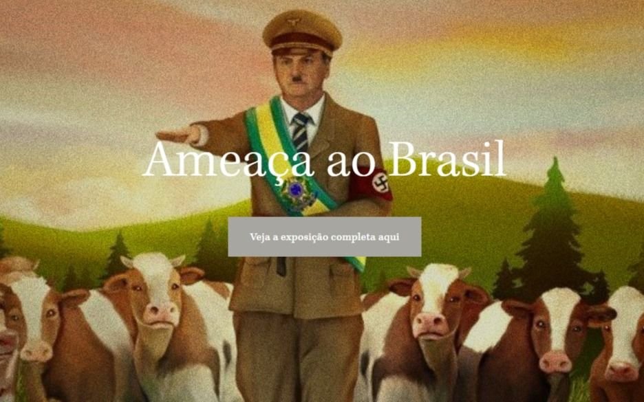 Se durmieron: un sitio web de Bolsonaro no pagó la renovación y ahora lo destrozan