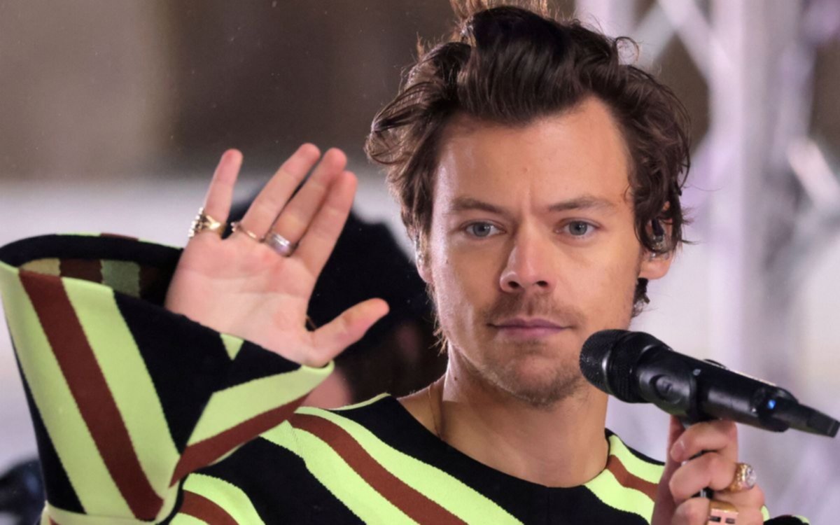El cantante Harry Styles posó para el célebre pintor David Hockney