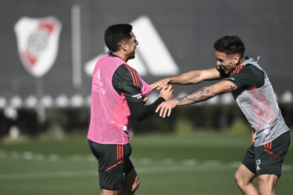 Buen clima en el Millonario, que podría tener a Solari desde el inicio ante el Inter