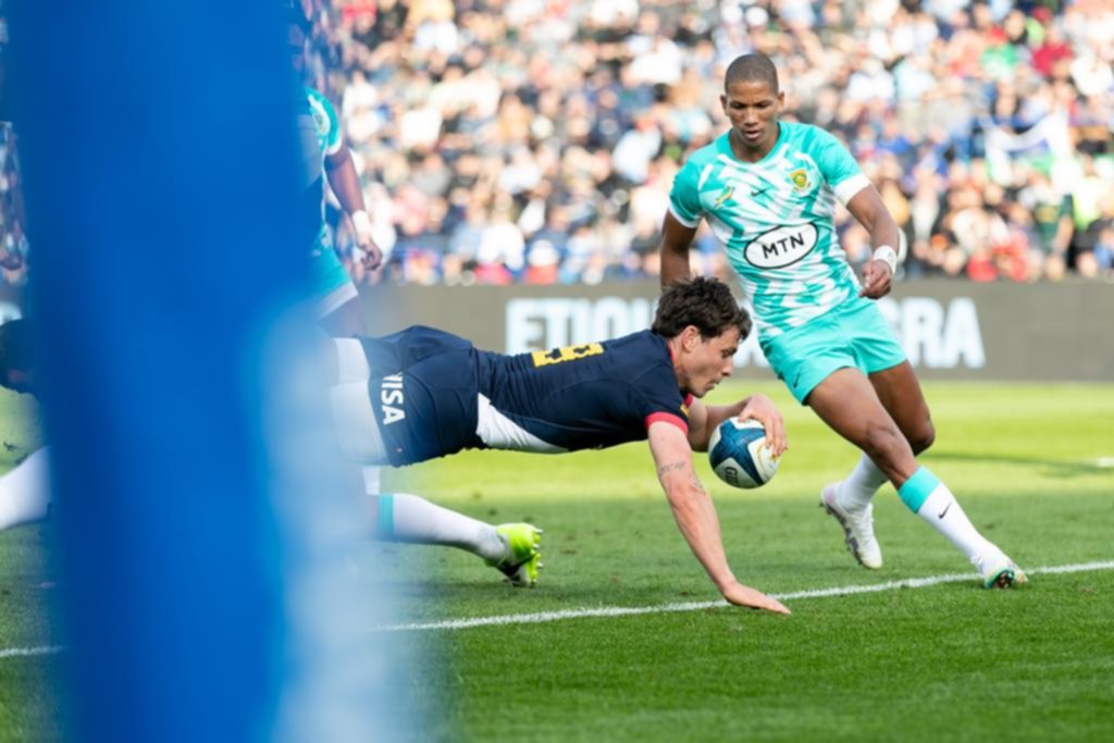Los Pumas cayeron con Sudáfrica en la despedida del país previo al Mundial