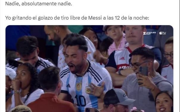 Lionel Messi, el dueño de las redes: los mejores memes tras otra gran noche en el Inter Miami