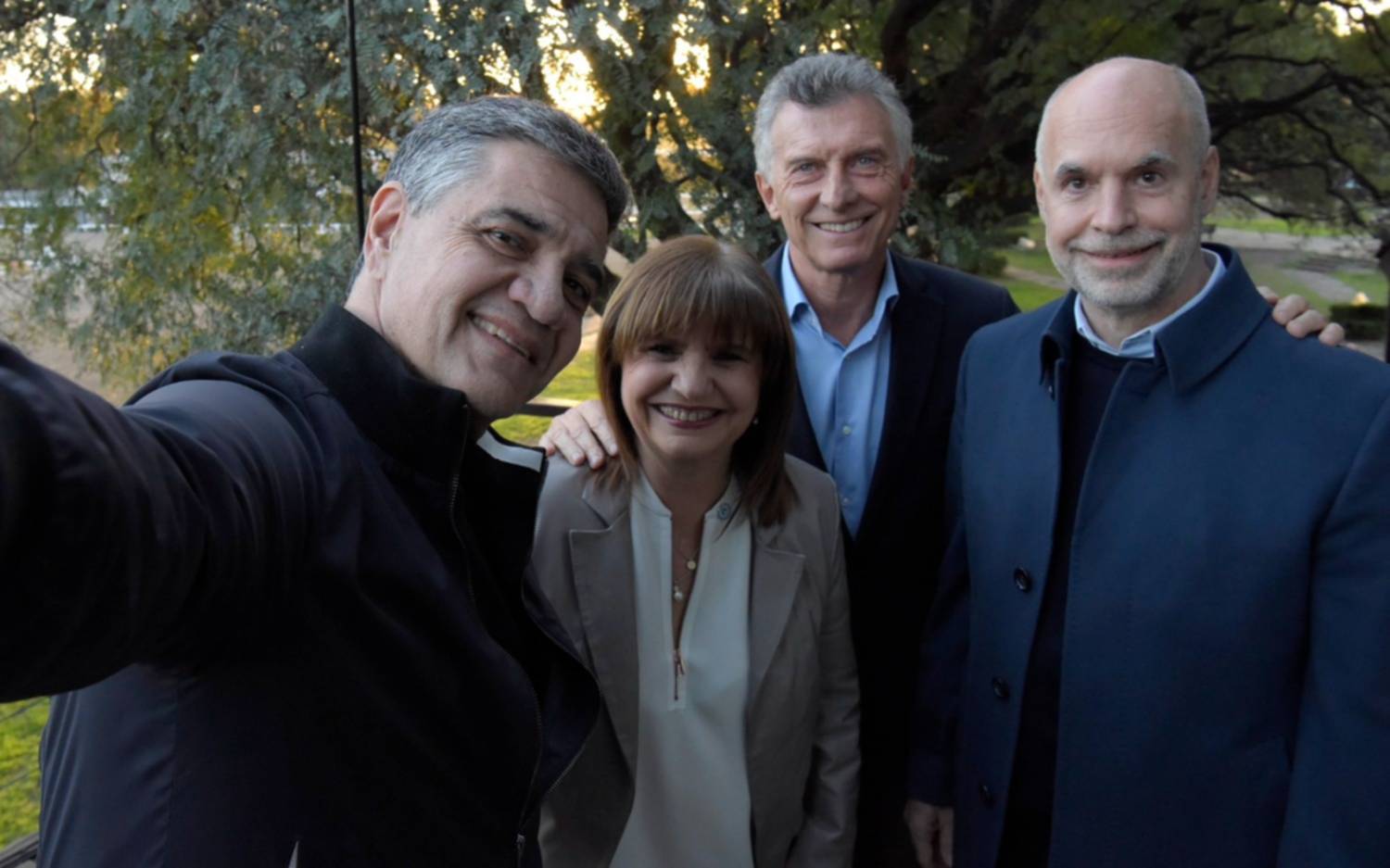 Juntos por el Cambio: Larreta, Macri y Bullrich se unieron para apoyar a Jorge Macri en CABA