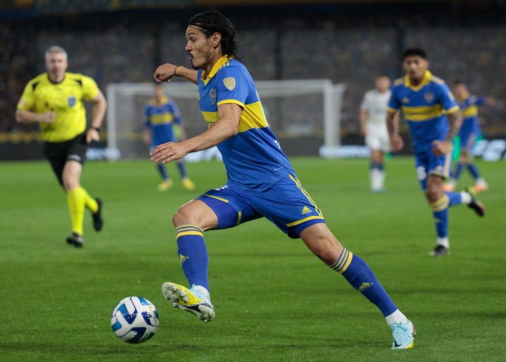 Cavani tuvo su debut soñado con la camiseta “xeneize”