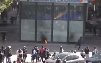 Hubo incidentes durante la marcha en el Obelisco por la muerte del militante Facundo Molares