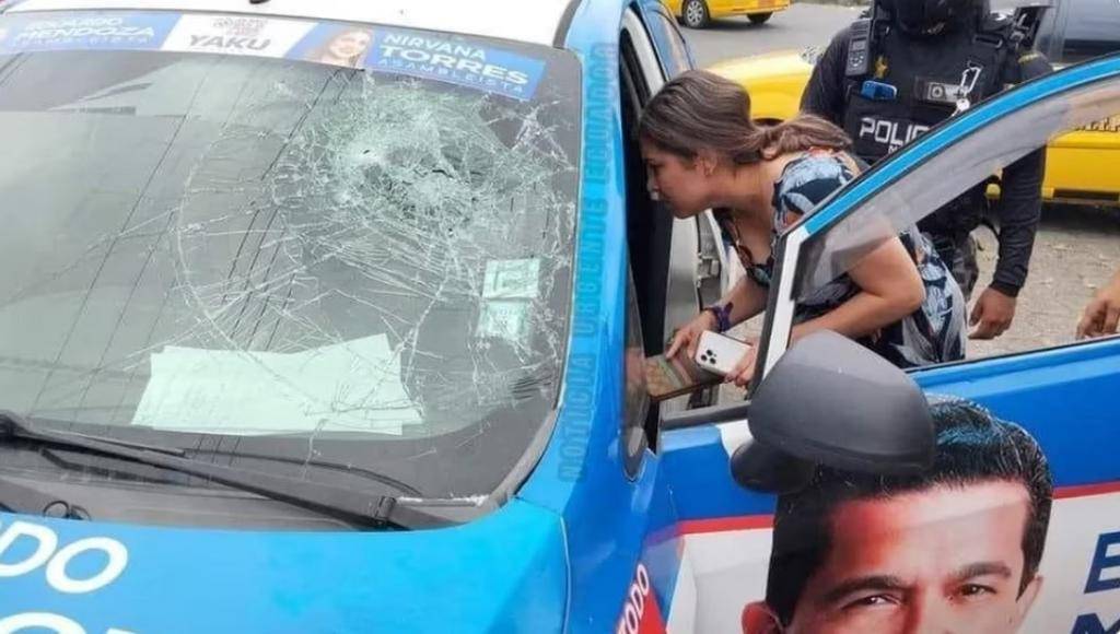 Una candidata ecuatoriana denunció otro atentado