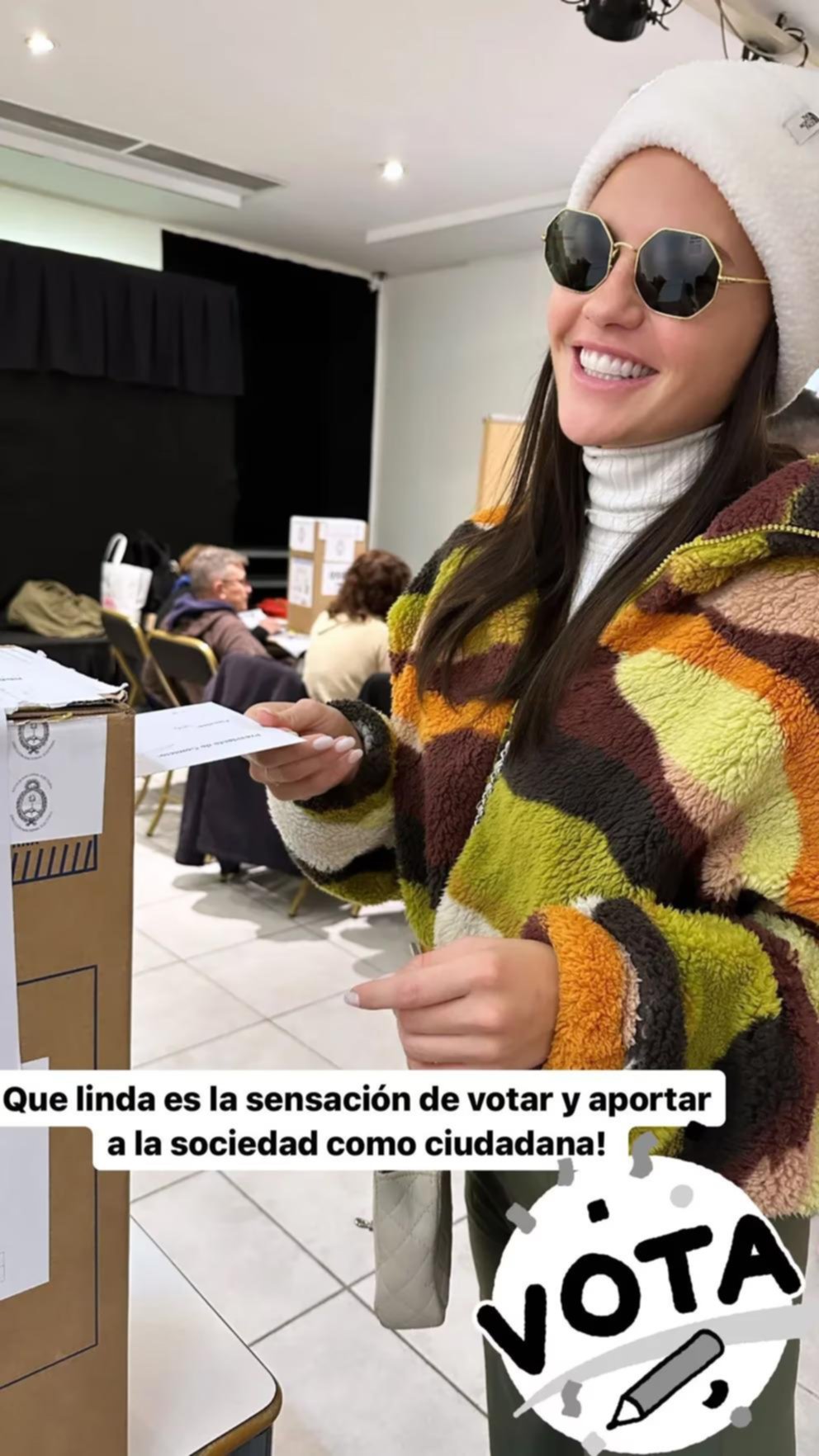 Jujuy Jiménez y la “linda sensación” de votar