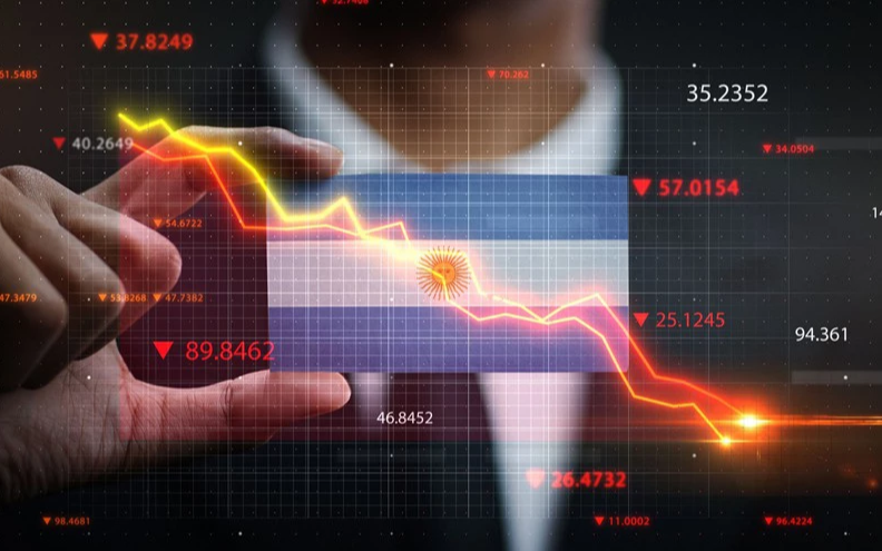 Se desploman los bonos argentinos en Wall Street y las acciones de banco bajan hasta 5%
