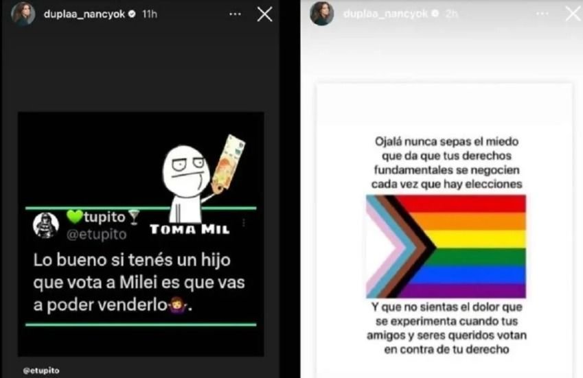 PASO 2023.- Nancy Dupláa y los durísimos posteos contra Javier Milei 