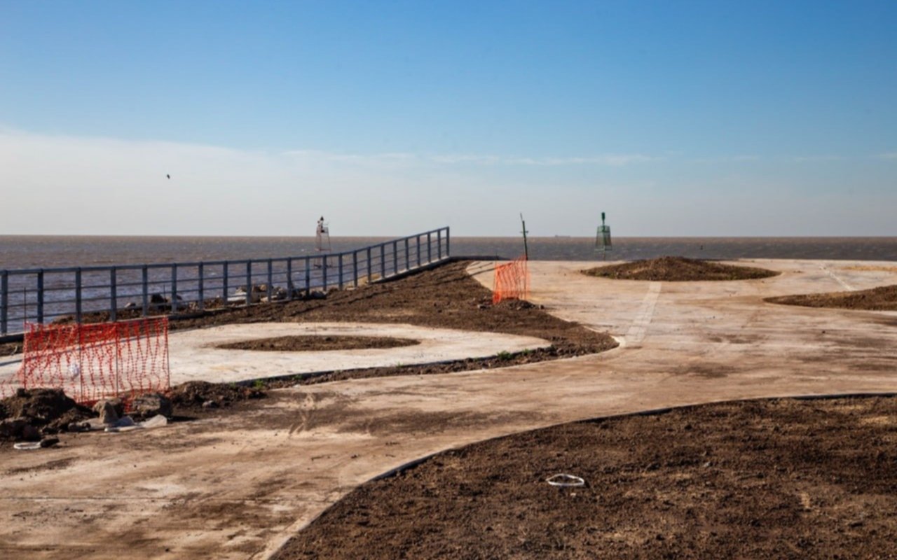 Avanzan las obras del nuevo Parque de La Ribera de Quilmes