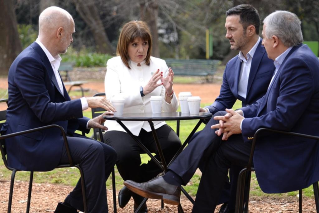 Primera foto de unidad entre Bullrich y Larreta