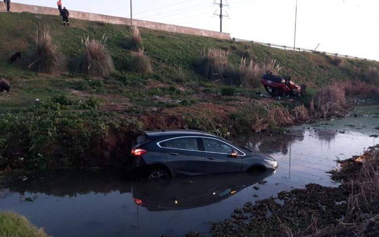 Tragedia en la Autopista: fuerte choque, despiste y vuelco con saldo de un muerto y tres heridos