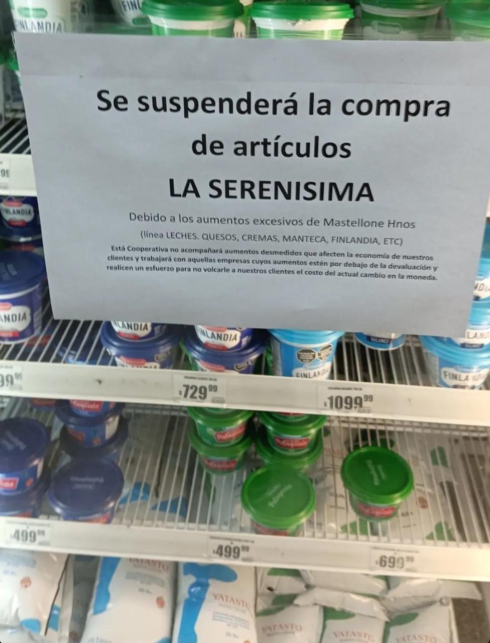“Aumentos desmedidos”