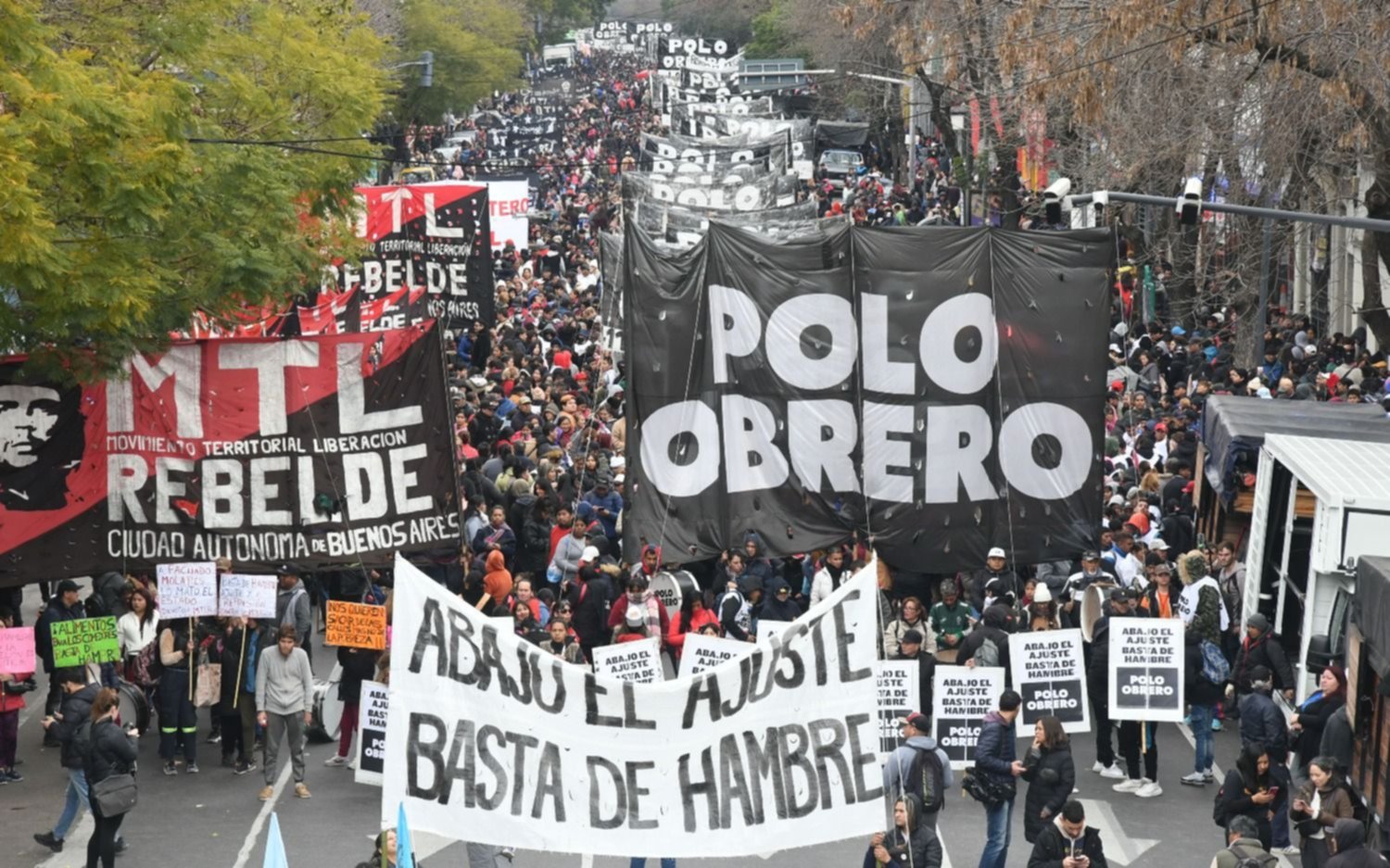 Protesta piquetera genera caos en Capital Federal: ¿Afecta a la Autopista La Plata?