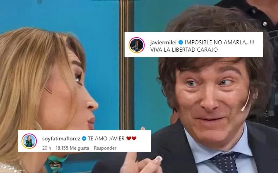 Javier Milei y Fátima Flórez confirmaron que son novios y se dijeron "Te amo"