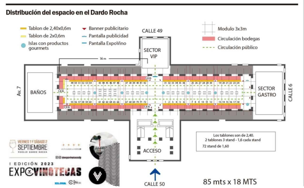 “Expo Vinotecas 2023” llega a La Plata, con más de 80 bodegas