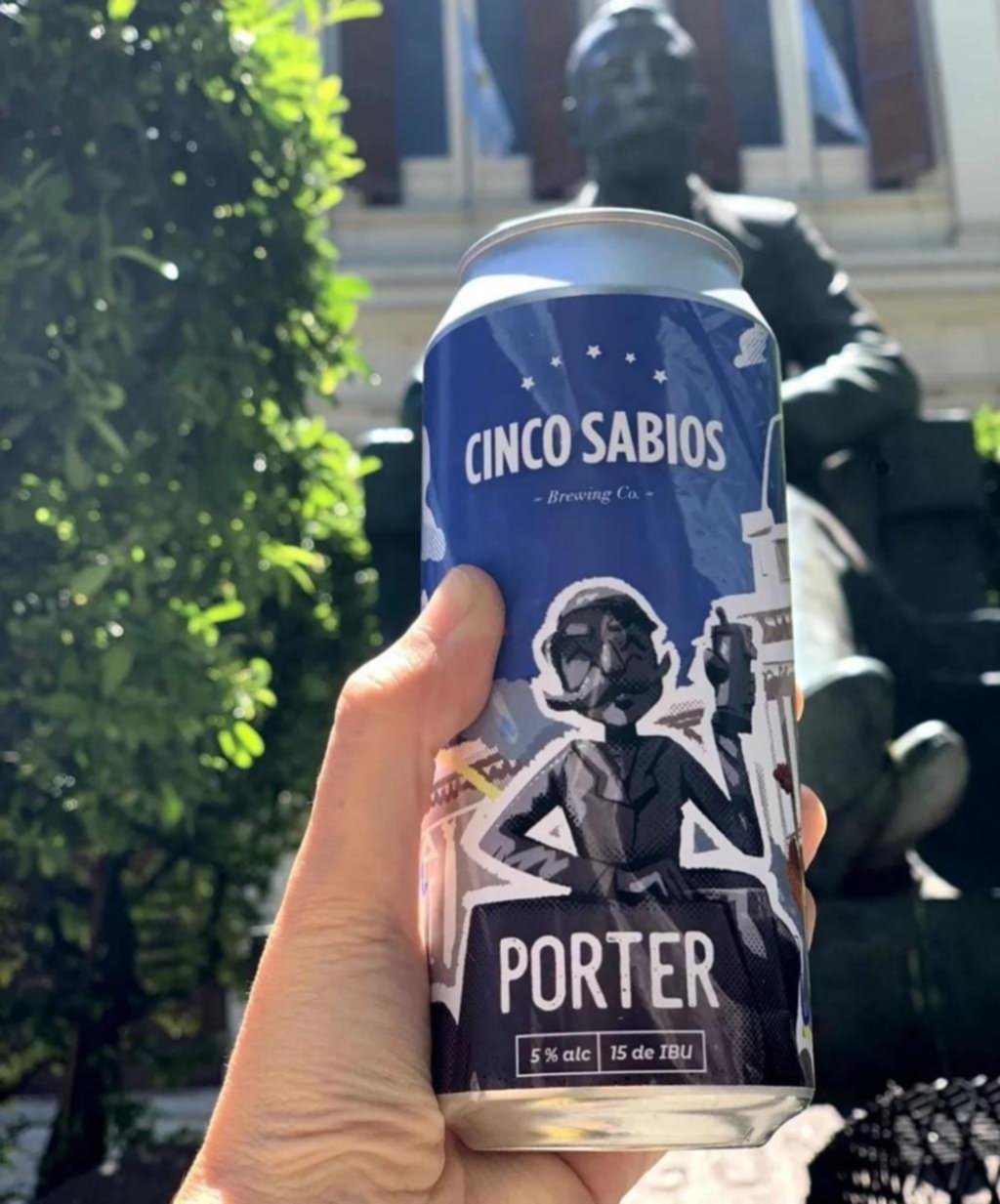 Una stout diferente de Cinco Sabios