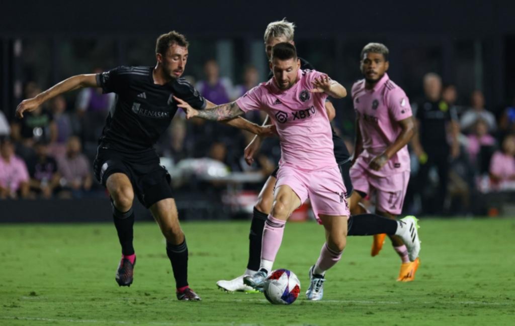 No se le abrió el arco: con Messi, el Inter Miami igualó ante Nashville y quedó último